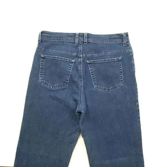 Gloria Vanderbilt Amanda Straight Leg Women's size 8 Dark Wash Blue Denim Jeans - Picture 3 of 5